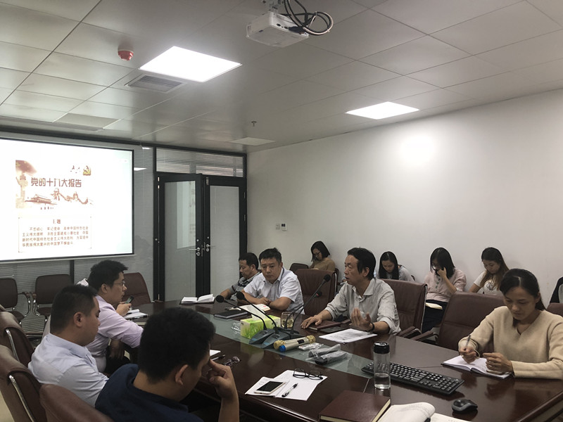 認(rèn)真學(xué)習(xí)領(lǐng)會(huì)十九大會(huì)議精神，凝心聚力共謀廣西中拓新篇章