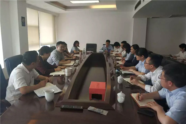 黨委副書記丁建國赴中拓建工黨支部調研指導