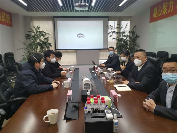 復(fù)工復(fù)產(chǎn)保經(jīng)營(yíng)——公司副董事長(zhǎng)丁建國(guó)一行訪問(wèn)金山科技