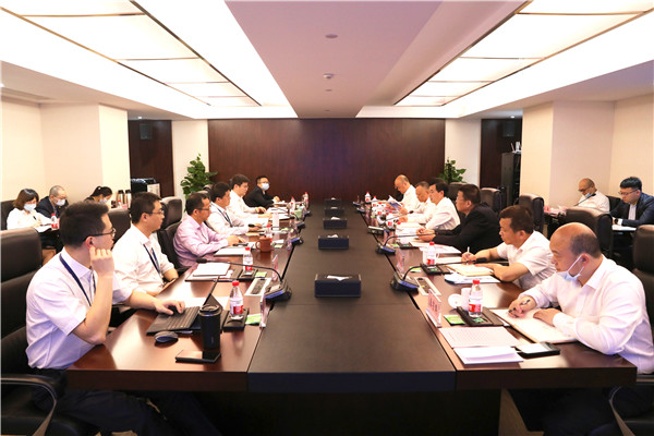 浙江省交通資源投資有限公司董事長(zhǎng)吳偉一行到公司調(diào)研