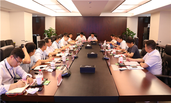 海螺水泥董事會(huì)秘書虞水一行到我司考察交流