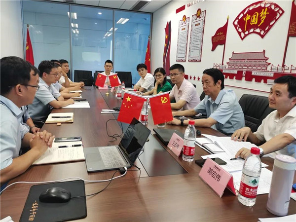 公司黨委副書記、紀委書記丁建國一行赴甘肅中拓巡察指導