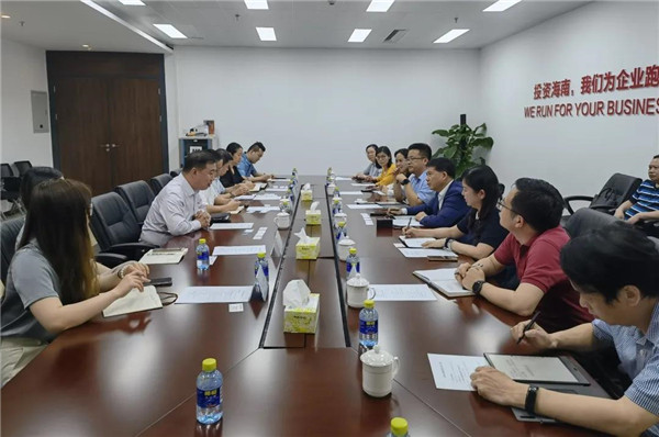 公司黨委副書記、總經(jīng)理張端清赴海南平臺(tái)公司調(diào)研