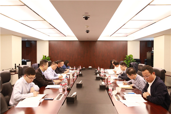集團公司黨委委員、副總經(jīng)理俞激一行到我司調(diào)研資金管理工作