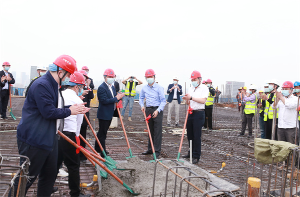 鴻頂大吉、鴻圖大展，浙商中拓總部大樓結(jié)頂儀式圓滿舉行