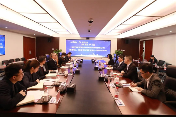 省交通集團財務(wù)公司黨委書記、董事長錢文海一行到訪我司