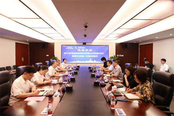 省海運(yùn)集團(tuán)黨委書記、董事長(zhǎng)陳金到我司調(diào)研交流