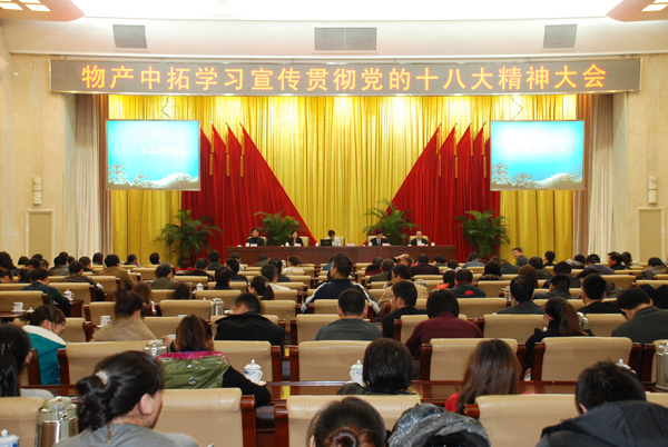 公司學(xué)習(xí)傳達(dá)十八大報告精神