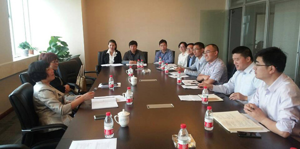 浙江物產(chǎn)集團周冠女總經(jīng)理到公司杭州業(yè)務(wù)單位調(diào)研